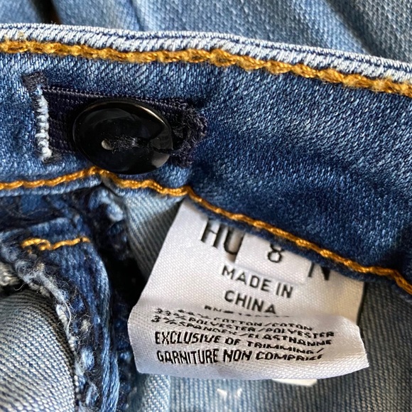 Hudson Jeans - Skinny Roll Cuff Crop Jeans - Picture 8 of 10